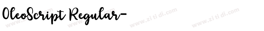 0leoScript Regular字体转换